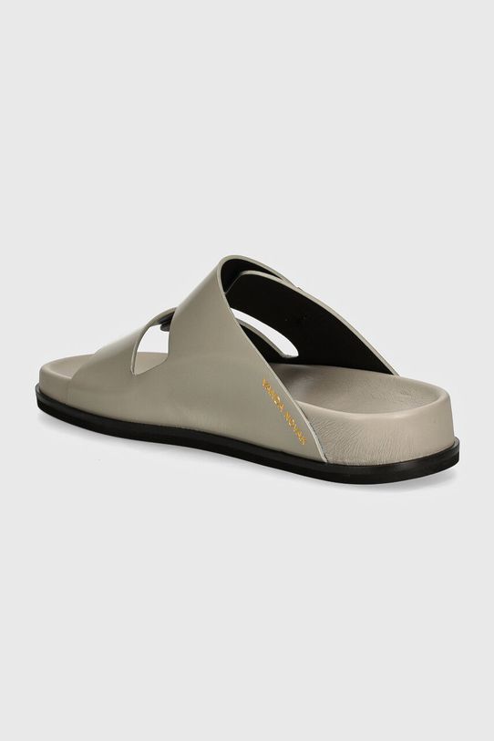 Obuća Dječje kožne natikače Vanda Novak Sandy Kids Sandy.Kids.Cristal.Gray siva