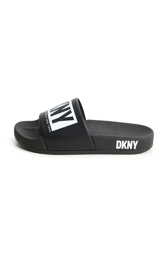 Dkny klapki dziecięce czarny D60121.34.35