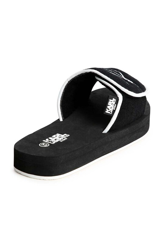 Dziewczynka Karl Lagerfeld klapki dziecięce Z30017.27.35 czarny