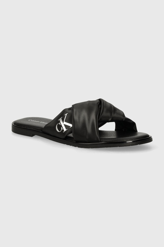 Calvin Klein Jeans klapki dziecięce czarny V3A2.80823