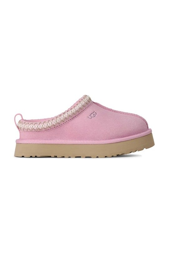 UGG klapki dziecięce zamszowe K TAZZ różowy 1143776K.G