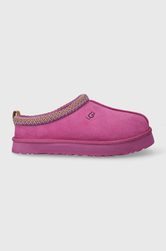 UGG kapcie zamszowe dziecięce K TAZZ fioletowy 1143776K.G