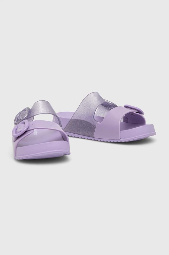 Dziewczynka Melissa klapki dziecięce COZY SLIDE M.35685 fioletowy