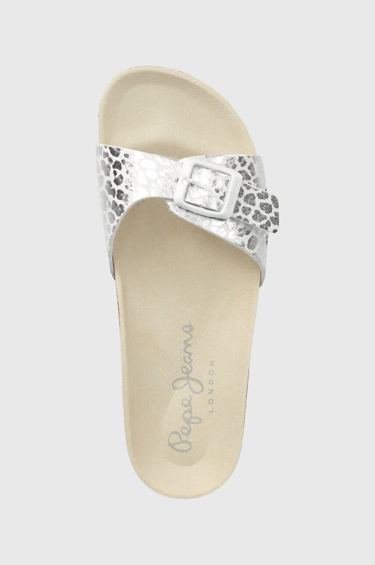 Dječje natikače Pepe Jeans OBAN FUN G srebrna PGS80003