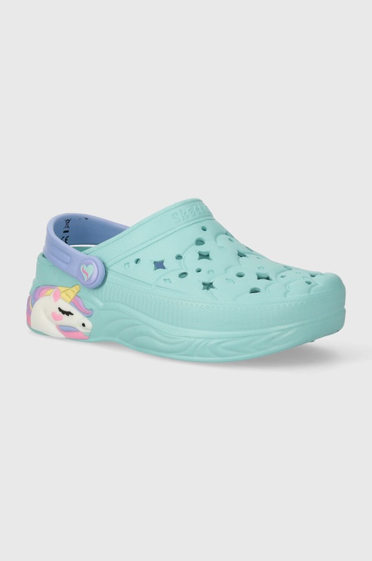 Skechers gyerek papucs UNICORN DREAMER türkiz 308400L
