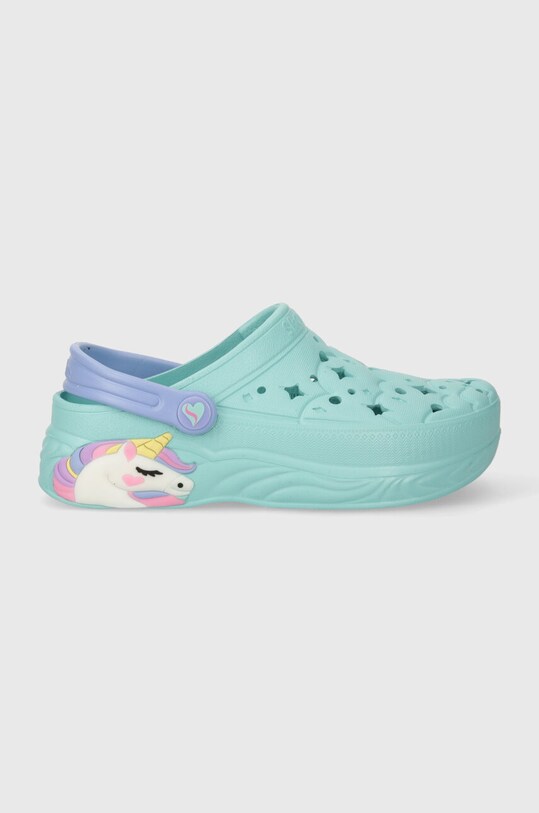 Detské šľapky Skechers UNICORN DREAMER 308400L tyrkysová SS24