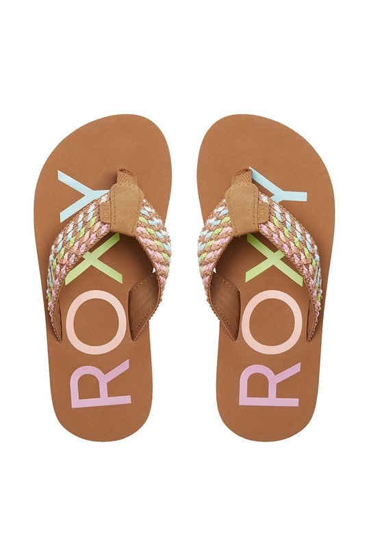 Dziewczynka Roxy japonki dziecięce RG CHIKA HI ARGL100303 brązowy