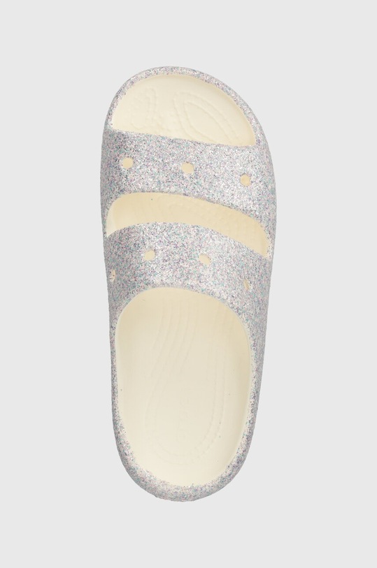 Crocs klapki dziecięce CLASSIC GLITTER SANDAL V multicolor 209705.CROCS.CLASSIC.GL