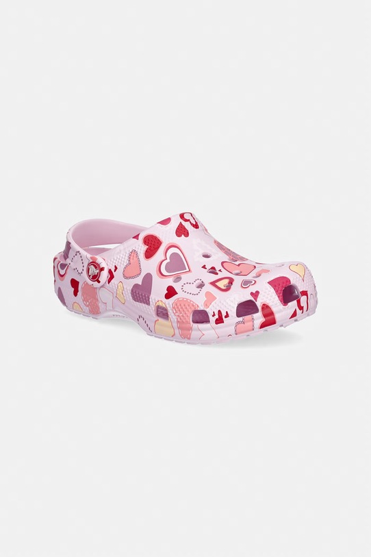 Crocs klapki CLASSIC VDAY CLOG różowy 209754.CROCS.CLASSIC.VD