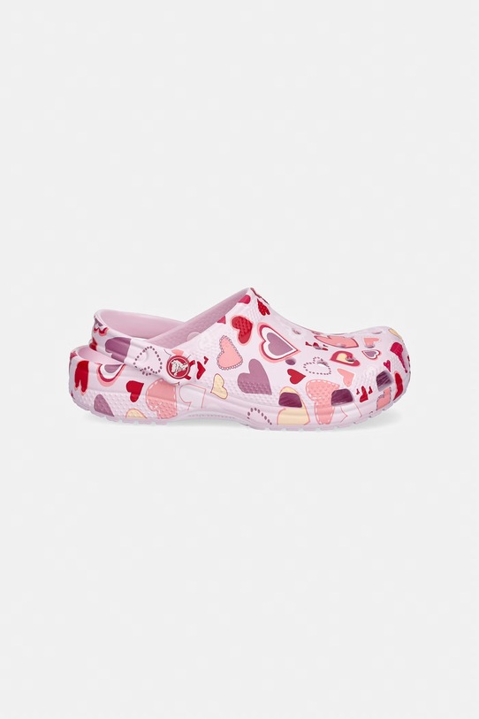 Crocs klapki CLASSIC VDAY CLOG 209754.CROCS.CLASSIC.VD różowy SS26