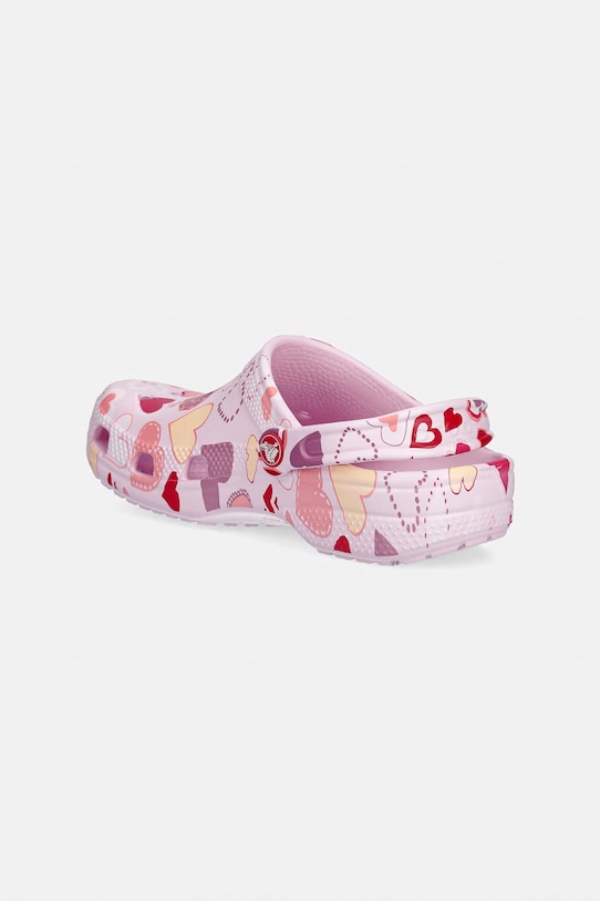 Dziewczynka Crocs klapki CLASSIC VDAY CLOG 209754.CROCS.CLASSIC.VD różowy
