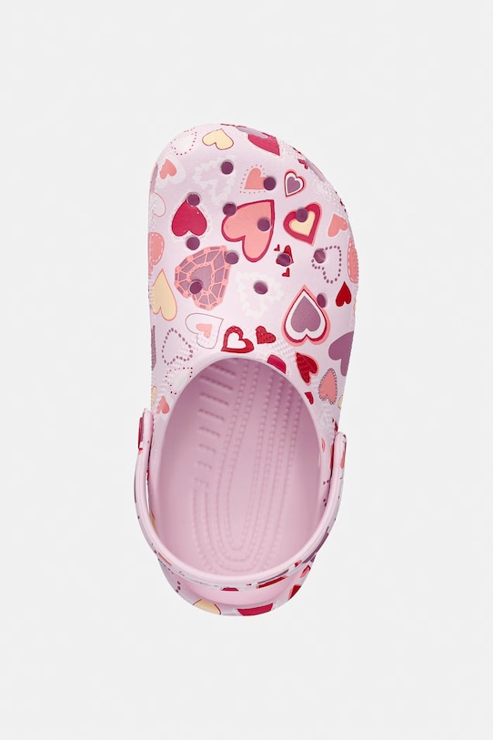 Crocs klapki CLASSIC VDAY CLOG różowy 209754.CROCS.CLASSIC.VD