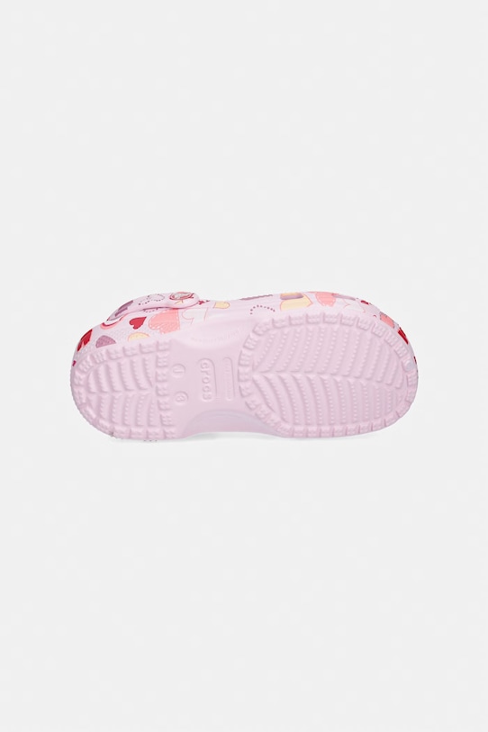 Crocs klapki CLASSIC VDAY CLOG 209754.CROCS.CLASSIC.VD różowy