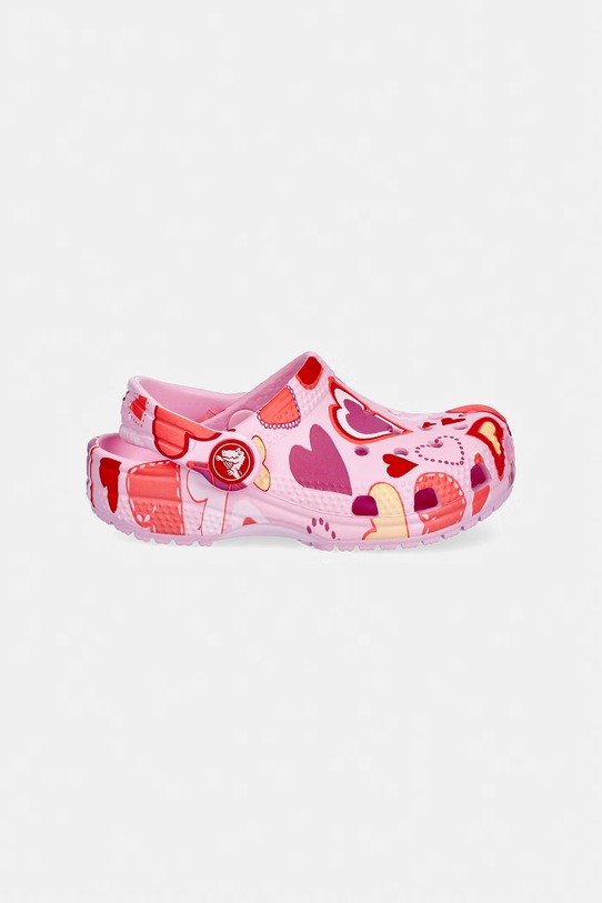 Crocs klapki dziecięce CLASSIC VDAY CLOG 209755.CROCS.CLASSIC.VD różowy SS26