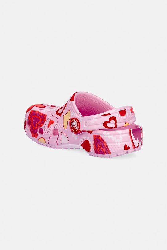 Dziewczynka Crocs klapki dziecięce CLASSIC VDAY CLOG 209755.CROCS.CLASSIC.VD różowy