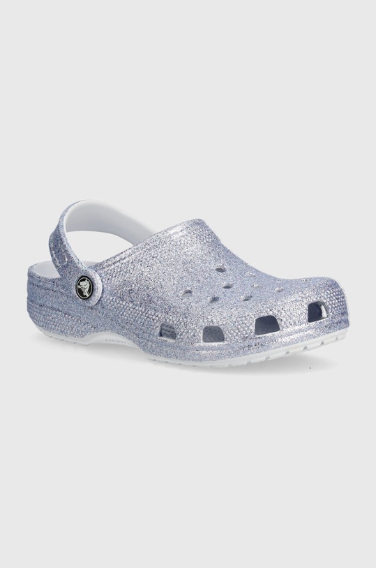 Crocs klapki dziecięce Classic Glitter Clog fioletowy 206993.Classic.Glitter.
