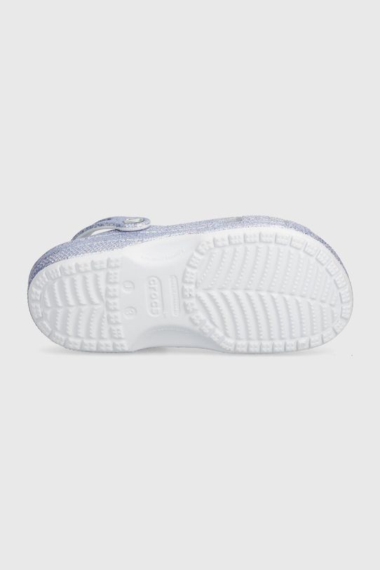 Дитячі шльопанці Crocs Classic Glitter Clog 206993.Classic.Glitter. фіолетовий