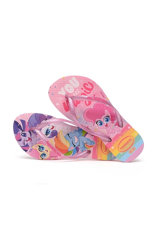 Havaianas japonki dziecięce KIDS SLIM MY LITTLE różowy 4144514.5217