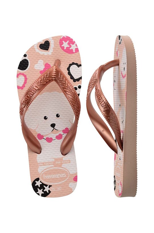 Havaianas infradito per bambini KIDS TOP PETS BALLET 4146823.3606 beige