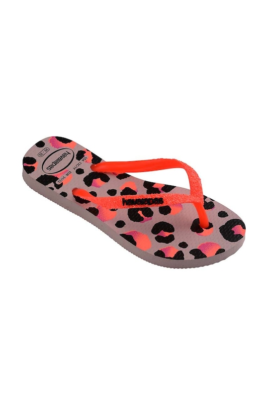 Παιδικές σαγιονάρες Havaianas KIDS SLIMLITTER TREN 4146976.6386 πορτοκαλί SS24