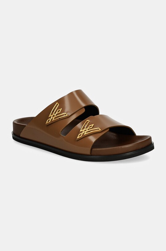 Detské šľapky Vanda Novak Sandy Kids Sandy.Kids.Cristal.Choc hnedá SS24