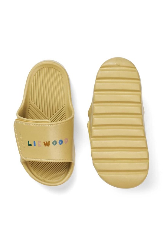 Дитячі шльопанці Liewood Thieme Slide жовтий LW17461
