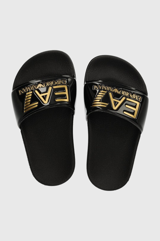 EA7 Emporio Armani klapki dziecięce czarny XSPS10.XCC22