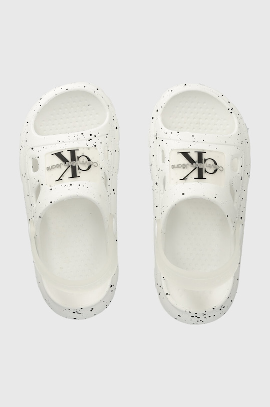 Дитячі шльопанці Calvin Klein Jeans білий V1X2.80915.30.35