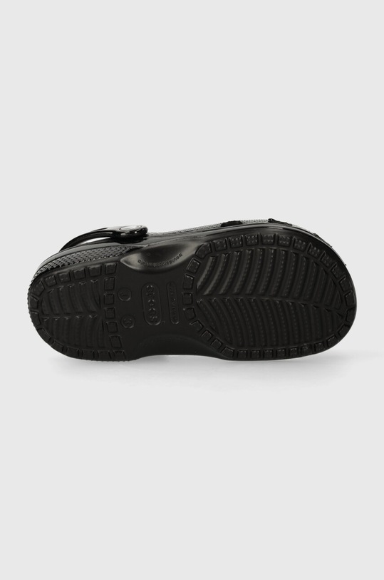 Crocs klapki dziecięce CLASSIC HIGH SHINE CLOG 209834.CROCS.CLASSIC.HI czarny
