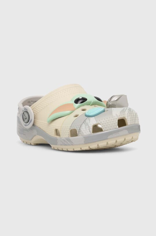Дитячі шльопанці Crocs Grogu Classic Clog 209494.Grogu.Classic.Cl бежевий SS24