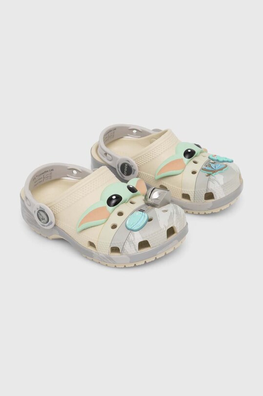 Дитячі шльопанці Crocs Grogu Classic Clog бежевий 209494.Grogu.Classic.Cl