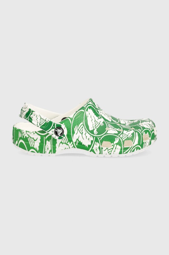 Crocs klapki dziecięce Classic Duke Print Clog 210007.Classic.Duke.Pri zielony SS24