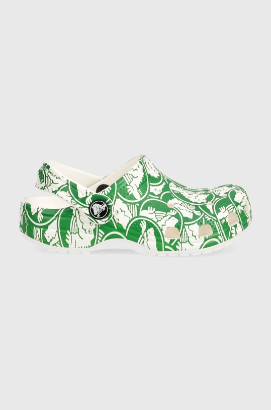 Crocs klapki dziecięce Classic Duke Print Clog 210008.Classic.Duke.Pri zielony SS24