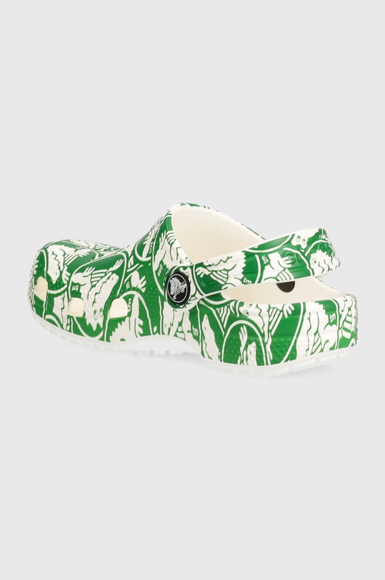 Chłopiec Crocs klapki dziecięce Classic Duke Print Clog 210008.Classic.Duke.Pri zielony