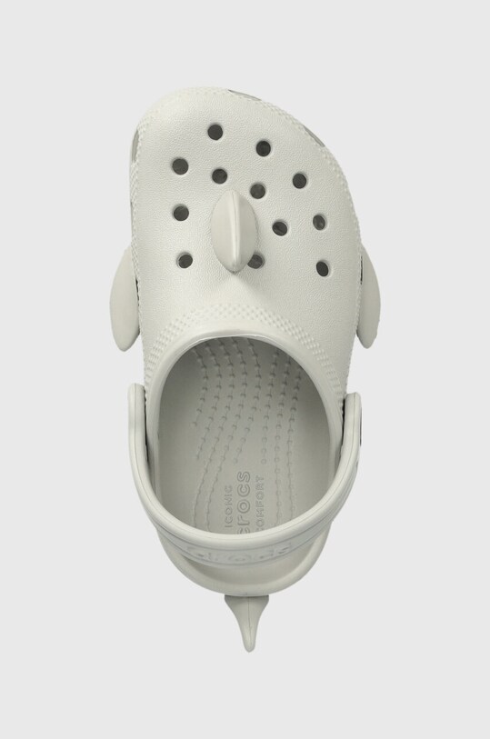 Детские шлепанцы Crocs Classic IAM Shark Clog серый 210014.Classic.IAM.Shar