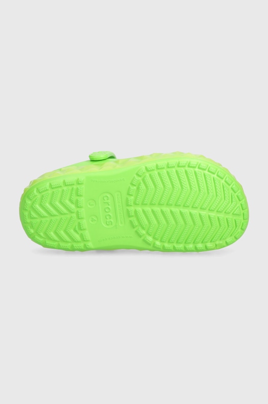 Crocs klapki dziecięce Geometric Glow Band 210132.CrocbandGeometri zielony
