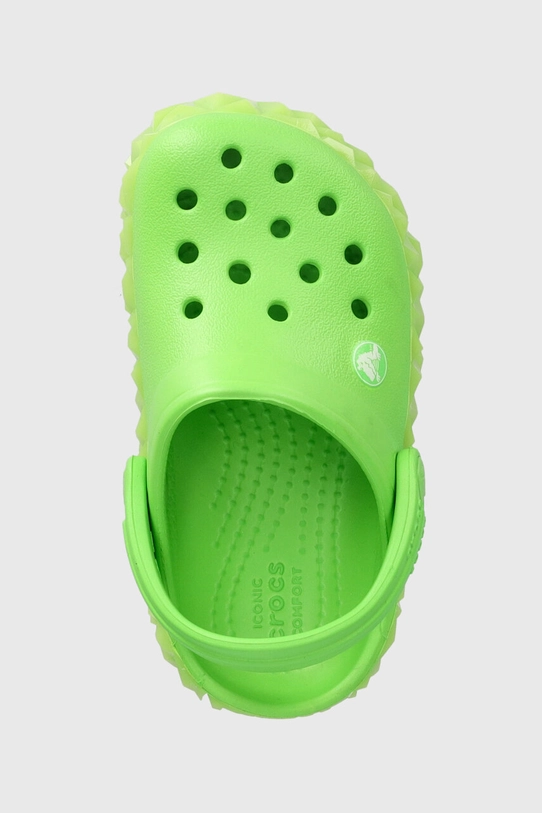 Детские шлепанцы Crocs Geometric Glow Band зелёный 210133.CrocbandGeometri