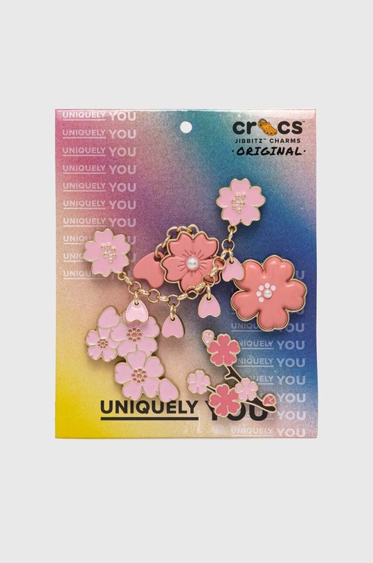 Crocs przypinki do obuwia dziecięce 5-pack multicolor Blooming.Cherry.Blossom