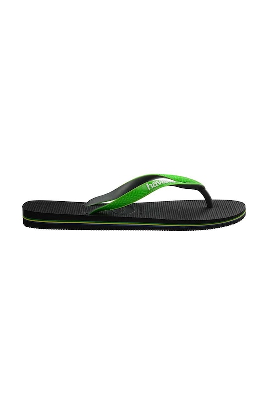 Chłopiec Havaianas japonki dziecięce BRASIL MIX 4123206.8075 czarny