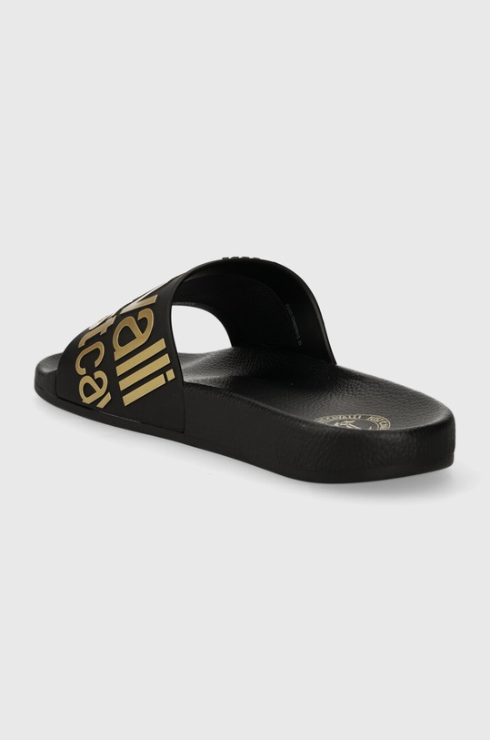 Încălțăminte Just Cavalli papuci 76QA3SZ1ZS785PL9 negru