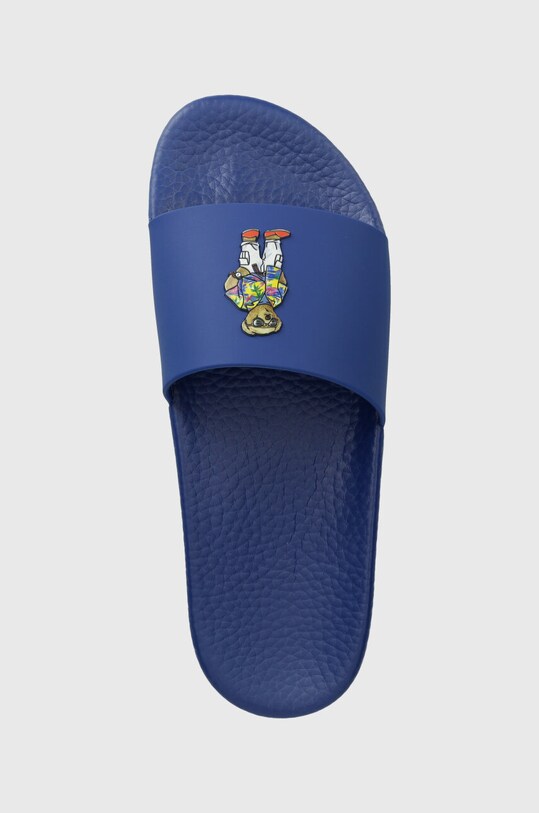 Pantofle Polo Ralph Lauren Polo Slide 809934056001.401 modrá