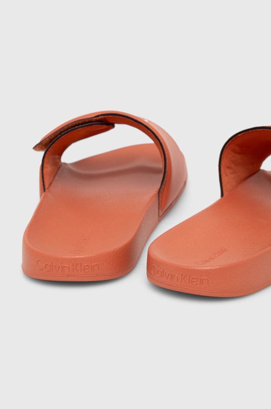 Παπούτσια Παντόφλες Calvin Klein POOL SLIDE ADJ HM0HM01357 πορτοκαλί