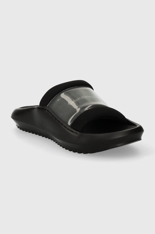 Calvin Klein Jeans klapki HYBRID SANDAL TPU IN LUM YM0YM00966 czarny SS24