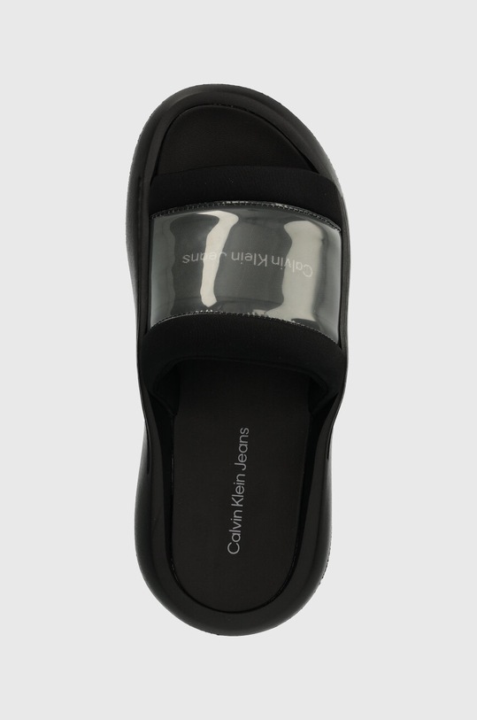 Calvin Klein Jeans klapki HYBRID SANDAL TPU IN LUM czarny YM0YM00966