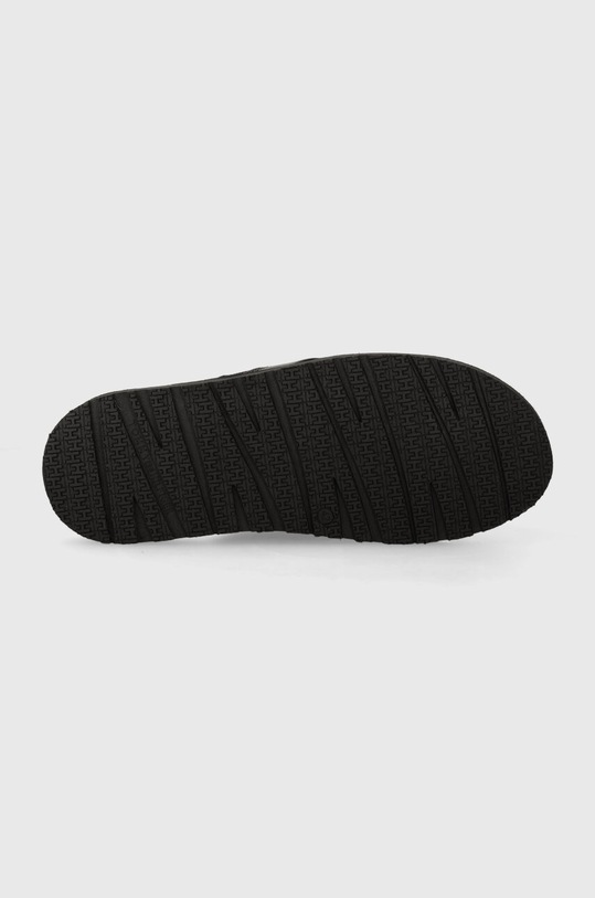 Tommy Hilfiger klapki skórzane CORE LTH CRISS C SANDAL FM0FM05010 czarny