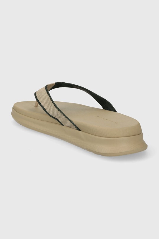 Obuwie Tommy Hilfiger japonki DUAL DENSITY TOE BEACH SANDAL FM0FM05015 beżowy