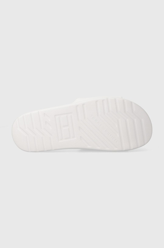 Šľapky Tommy Hilfiger DUAL DENSITY TH POOL SLIDE FM0FM05016 biela