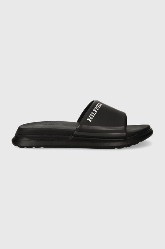 Pantofle Tommy Hilfiger DUAL DENSITY HILIFGER POOL SLIDE černá FM0FM05017