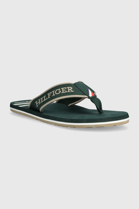 Obuwie Tommy Hilfiger japonki SPORTY BEACH SANDAL FM0FM05020 turkusowy