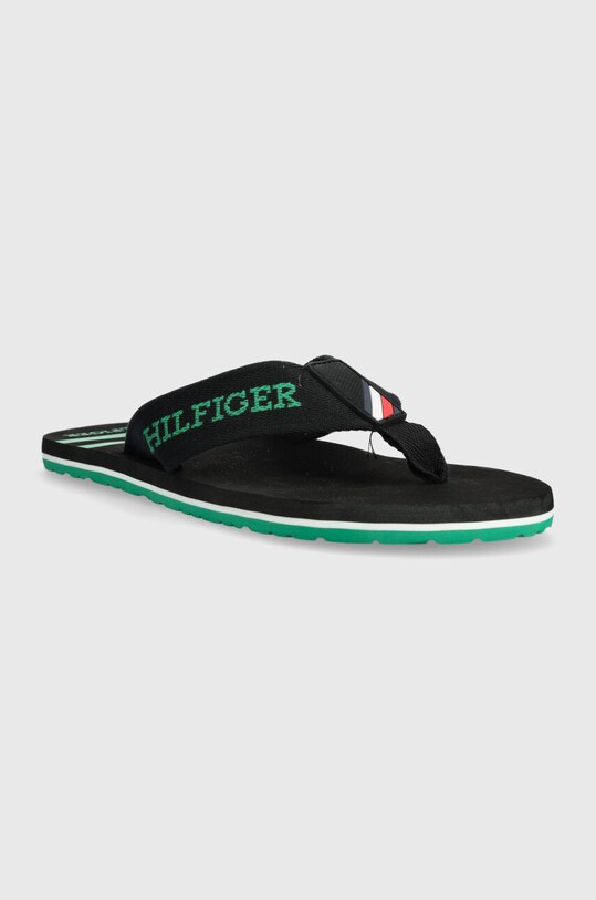 Obuv Žabky Tommy Hilfiger SPORTY BEACH SANDAL FM0FM05020 čierna
